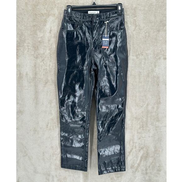 Abercrombie & Fitch Pants Womens 26P 90s Straight Ultra High Rise Curve Love NWT - Picture 1 of 13